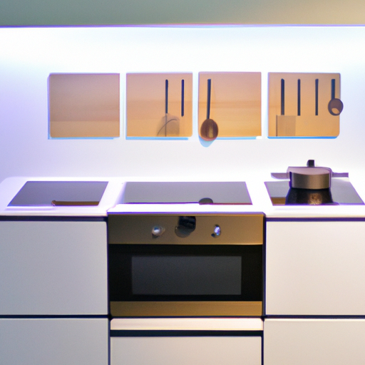 crea un immagine in base al titolo "come progettare una cucina alla moda: le tendenze più recenti nei mobili da cucina"